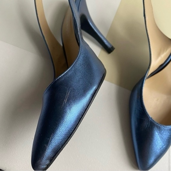Jeffrey Cambell Sachi Metallic Blue Sling backs By Jeffrey Cambell - Picture 3 of 6